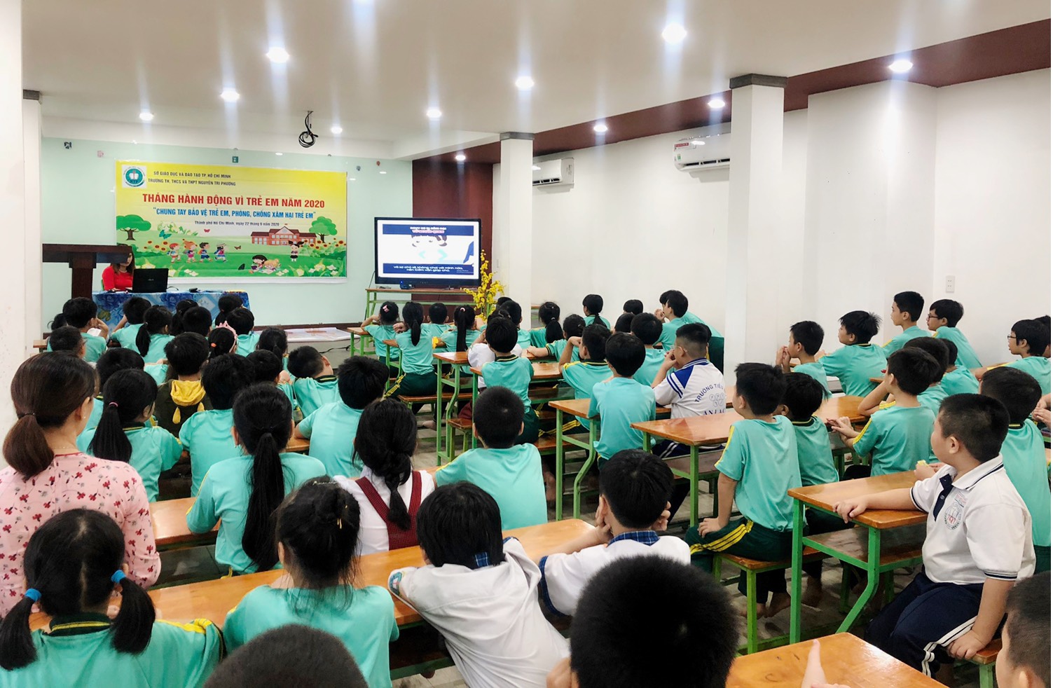 Trường Nguyễn Tri Phương hưởng ứng tháng hành động vì trẻ em